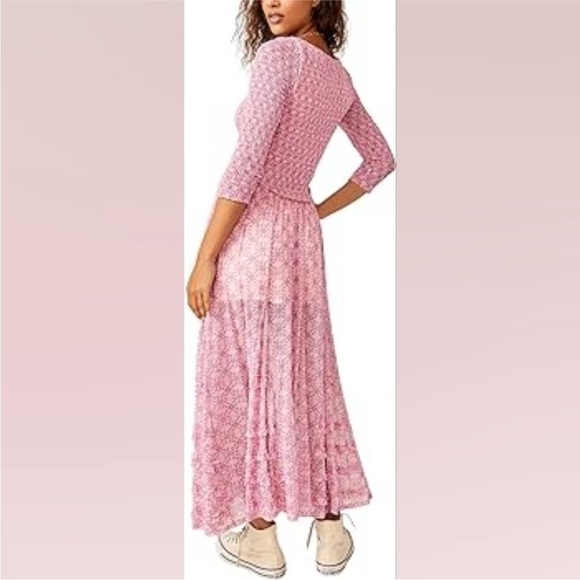 Free People Mauve Long Sleeve Dress - Picture 9 of 9